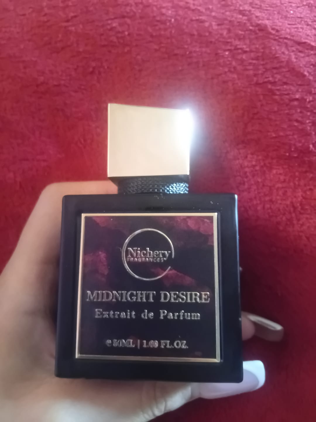 Customer photo review of Nichery Midnight Desire Extrait de Parfum - Unisex 50ml