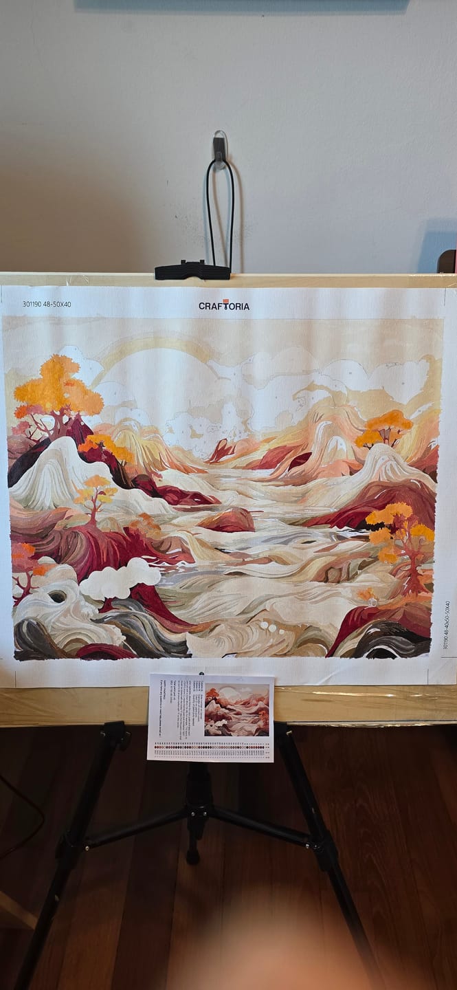 Customer photo review of Abstract Mountain Harmony