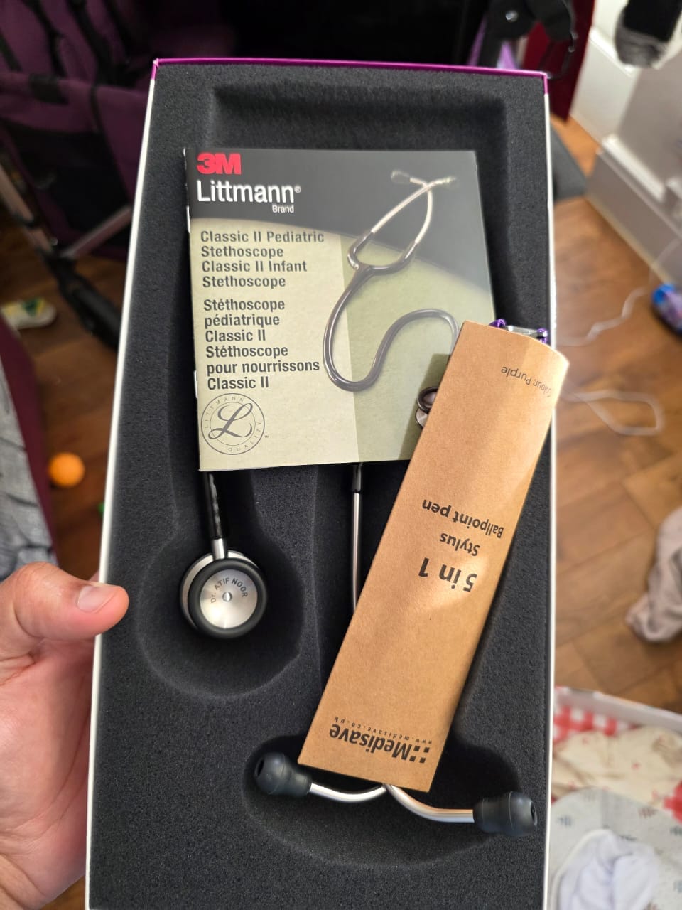 Customer photo review of Littmann Classic II Paediatric Stethoscope: Black 2113