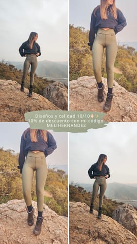 Customer photo review of Leggins Cayetana Mediterráneo