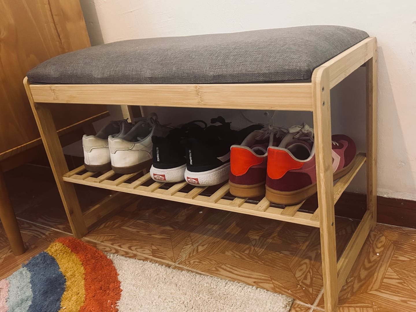 Customer photo review of Zapatera Con Repisa 2 Estantes Para Dormitorio Living