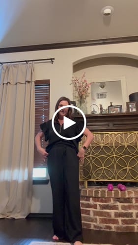 Customer video review of Flare Cinched Waist Sweatpants