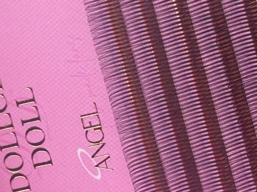 Customer photo review of Pre Made Angel Lashes
