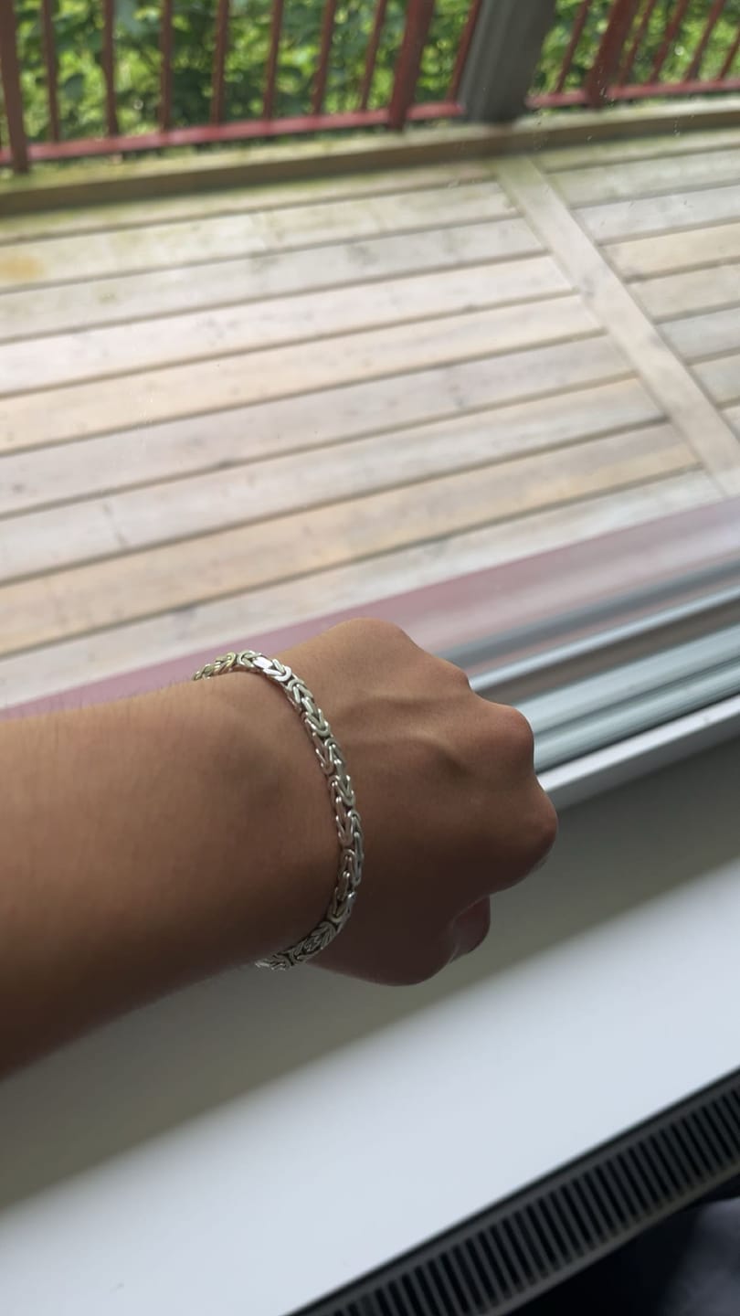 Customer photo review of Kejsarlänk Armband 4.5mm - 925 Silver