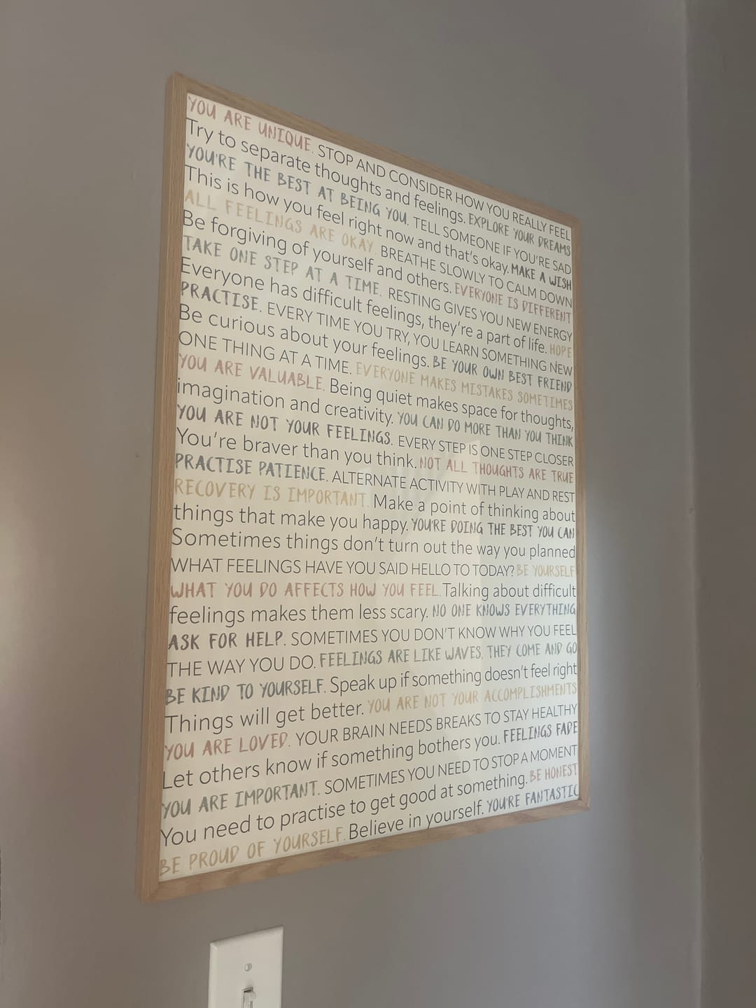 Customer photo review of My Words to You