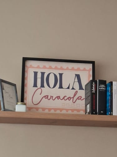 Customer photo review of Ilustración "Hola Caracola" SIN MARCO