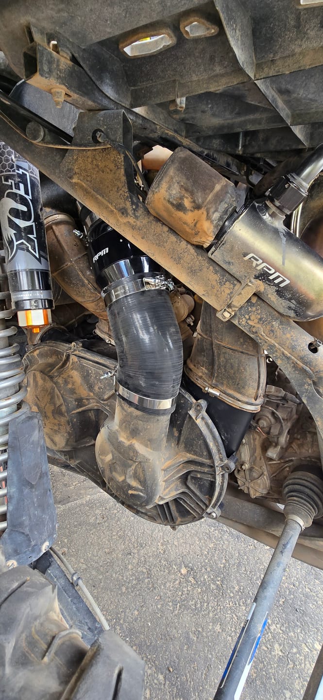 Customer photo review of RPM Can-Am Maverick X3 "ECF" Electric Clutch Blower Fan Kit - Lower Clutch / Belt Temperature