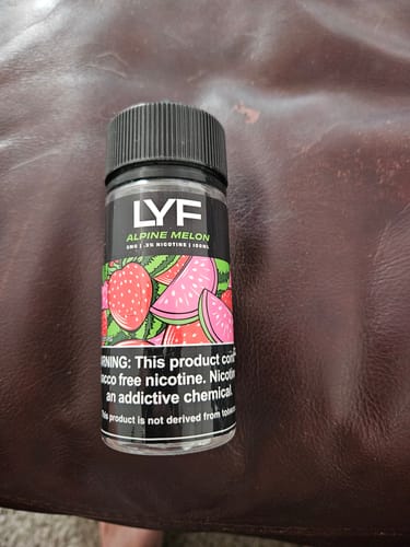 Customer photo review of LYF Alpine Melon 100ml Vape Juice