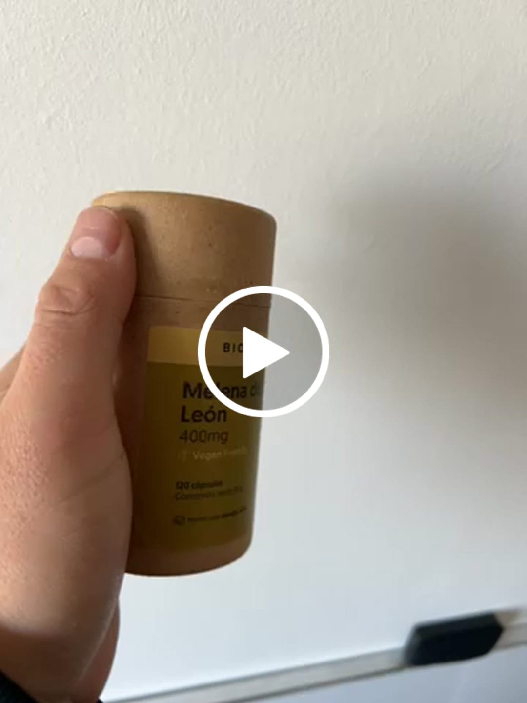 Customer video review of Hongo Melena de León 400mg 120 Cápsulas Vegano