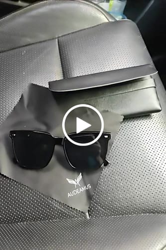 Customer video review of Cleo Square Framed Sunglasses