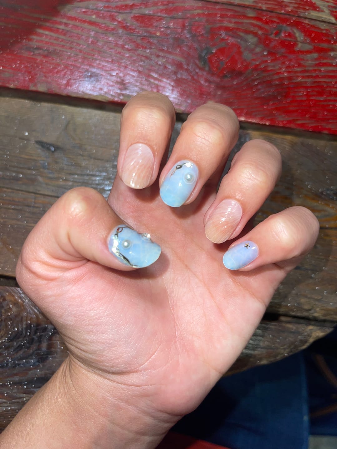 Customer photo review of N Bluest Ocean Jel Tırnak 30 Adet, 2 Kullanım