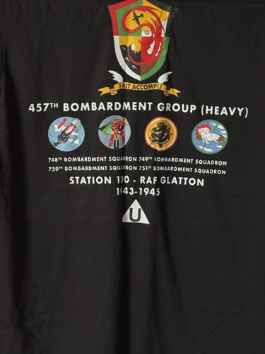 Customer photo review of Double-Sided 457th Bomb Group Squadron Legacy T-Shirt