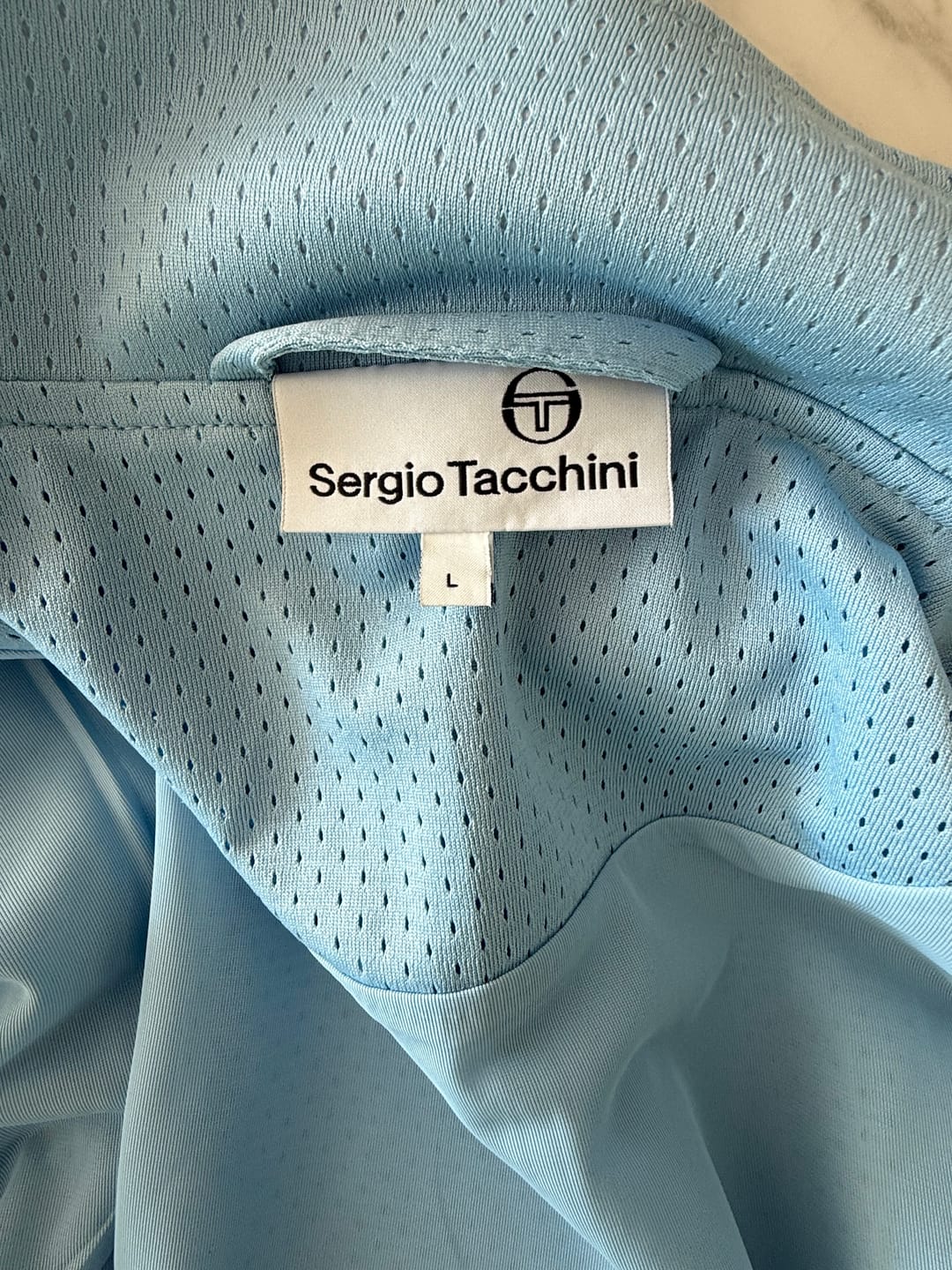 Customer photo review of Arturo Mesh Track Jacket- Dutch Canal/ White