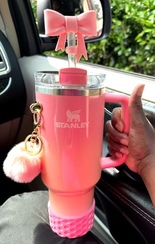 Customer photo review of SWEET PINK WAFFLE Tumbler Boot -fits 20-40oz