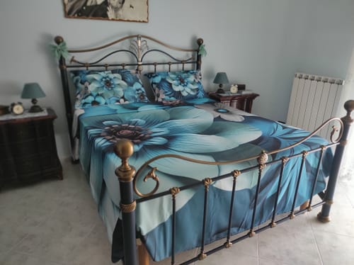 Customer photo review of Copriletto Estivo, Coperta Leggera, Lenzuola Copriletto Floreale 05-21