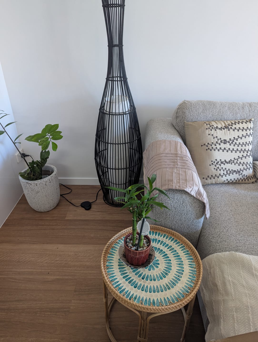 Customer photo review of Serene Rattan Table