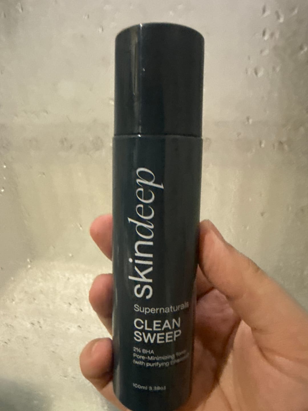 Customer photo review of CLEAN SWEEP - 2% BHA Pore-Minimizing Toner (w/ purifying Charcoal)