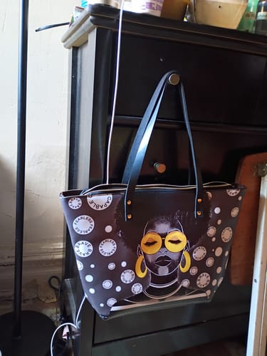 Customer photo review of Harlem Tote Bag