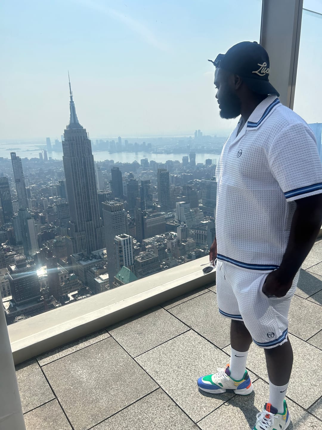 Customer photo review of Chiaro Cabana Short- Brilliant White