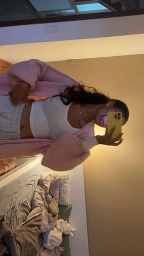 Customer photo review of Casual Oversized Cardigan