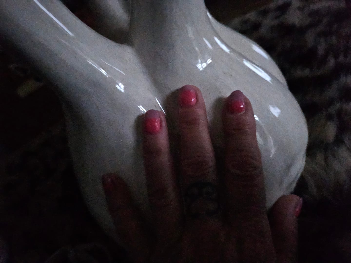 Customer photo review of Sunset Lover Dipping Powder