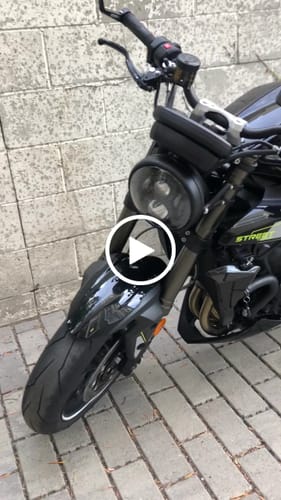Customer video review of Street Triple 765 - Shallow Bucket 7" LED Headlight Kit