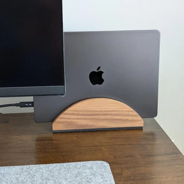Customer photo review of Laptop Stand (Walnut)