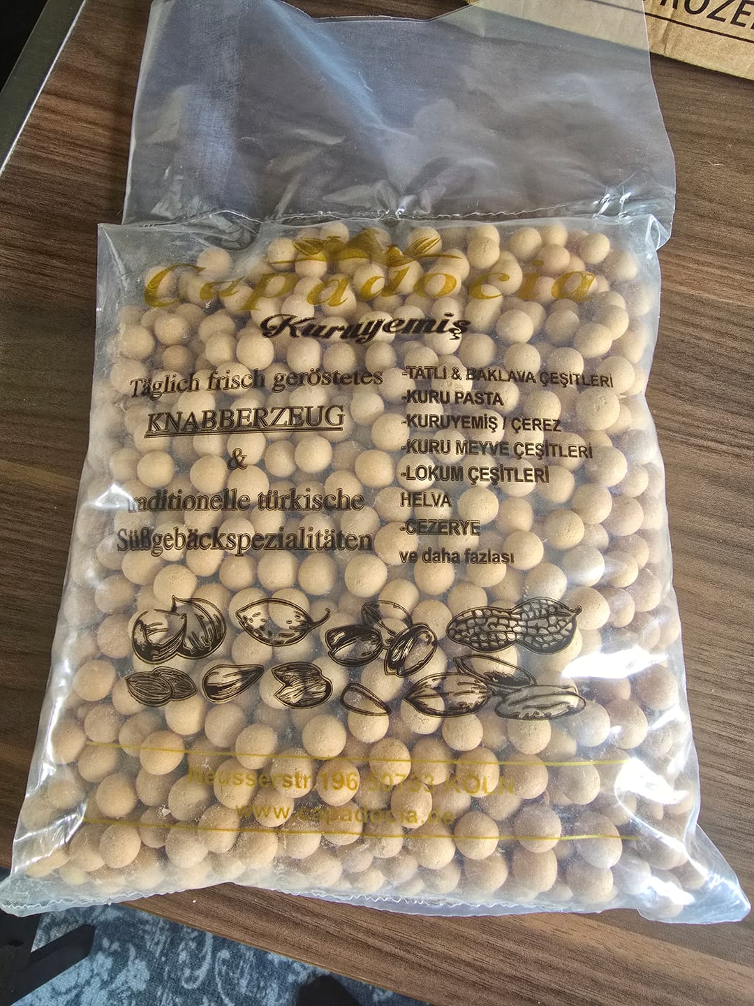 Customer photo review of Chrunchy Kichererbsen