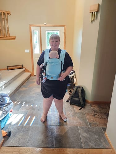 Customer photo review of Agave LennyLight Baby Carrier by LennyLamb