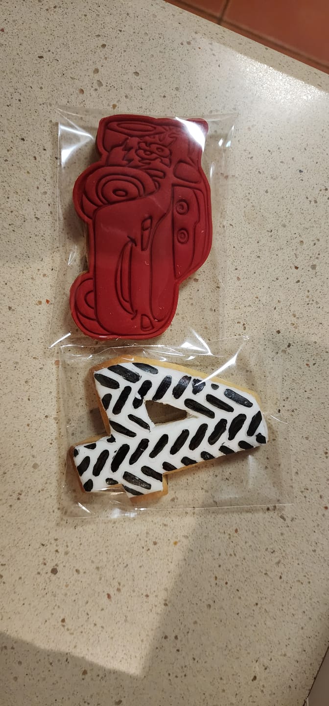 Customer photo review of Number Cookie Cutters