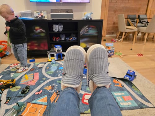 Customer photo review of Cozie Co Slippers
