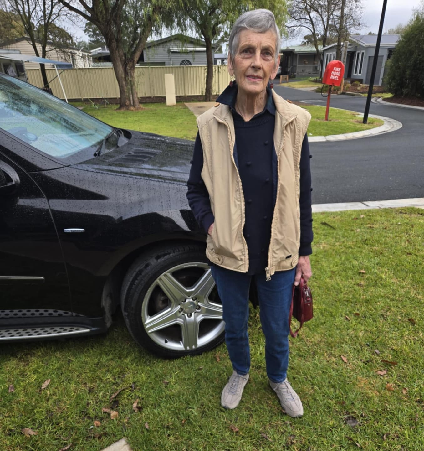 Customer photo review of Men Velcro Suede High Boots Beck Shoes