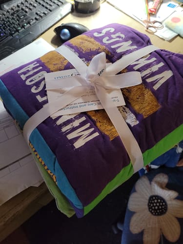 Customer photo review of T-Shirt Quilts