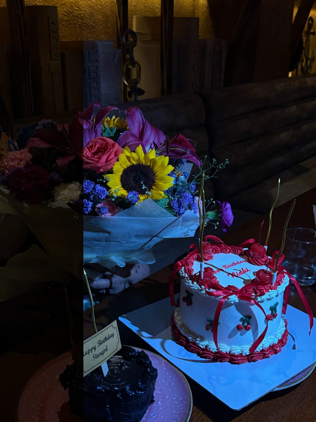 Customer photo review of Cherry Vintage Cake