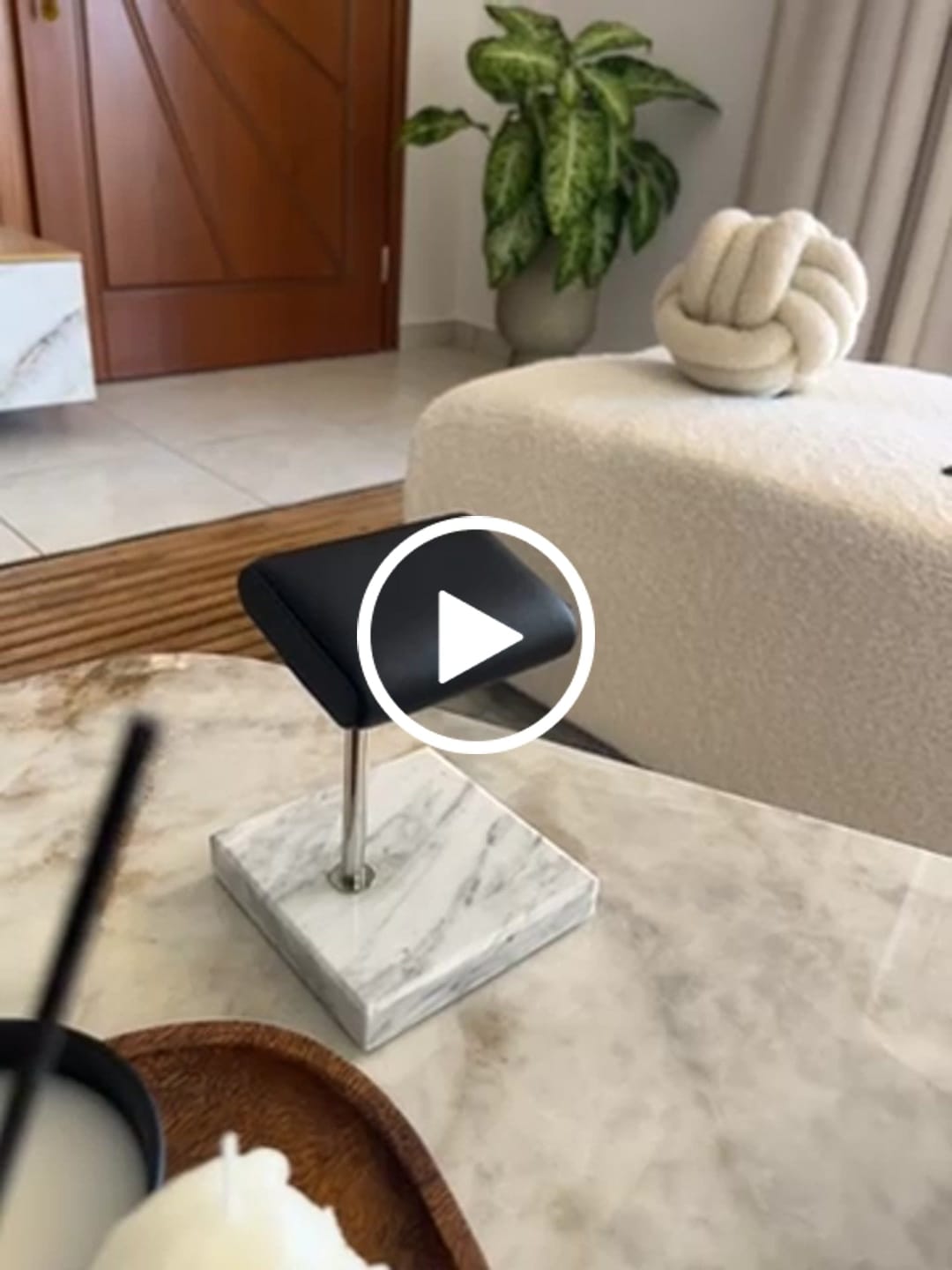 Customer video review of The Watch Stand - Single - White & Silver