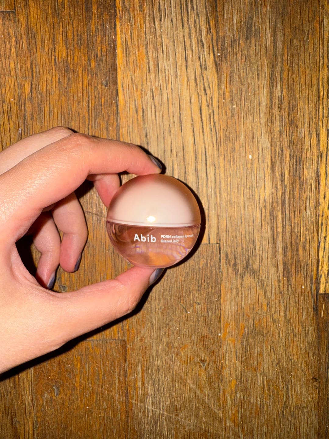Customer photo review of PDRN Collagen Lip Mask Glazed Jelly