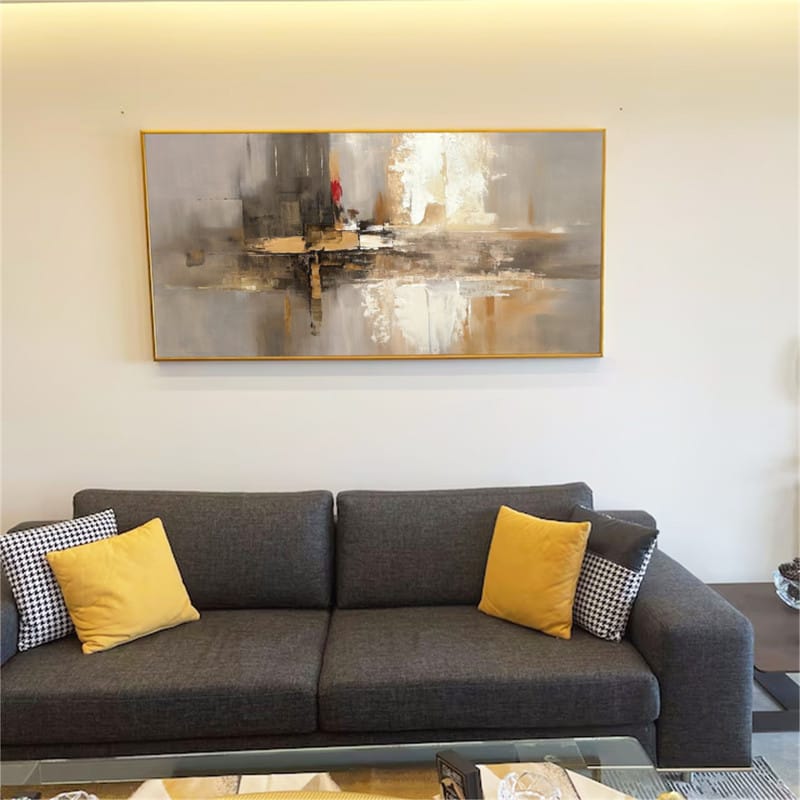 Customer photo review of Abstract Painting Canvas #AP125