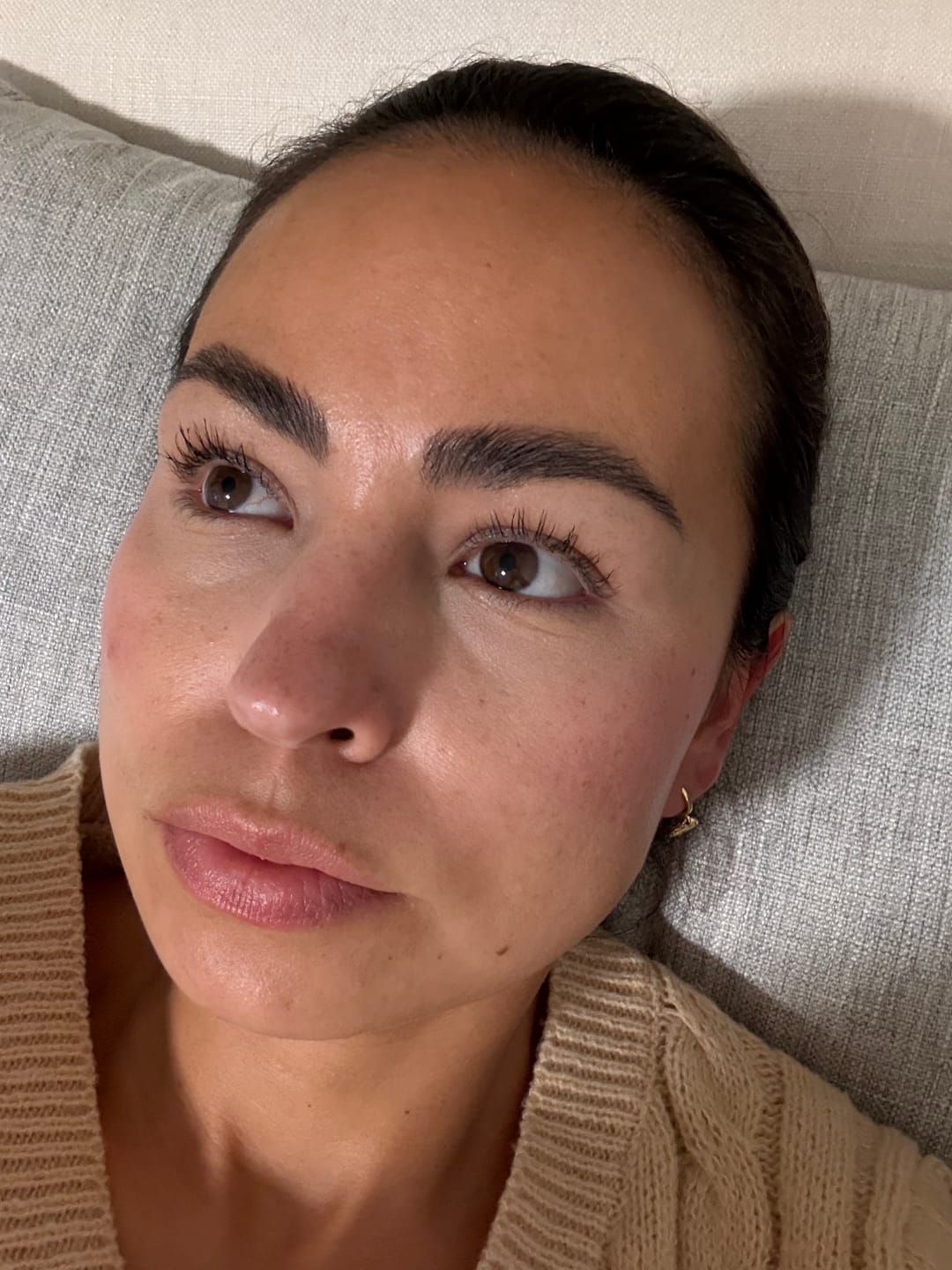 Customer photo review of Hybrid Stain and Eyebrow Lamination