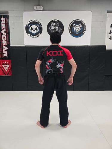 Customer photo review of Men's Custom Short Sleeve Rashguard