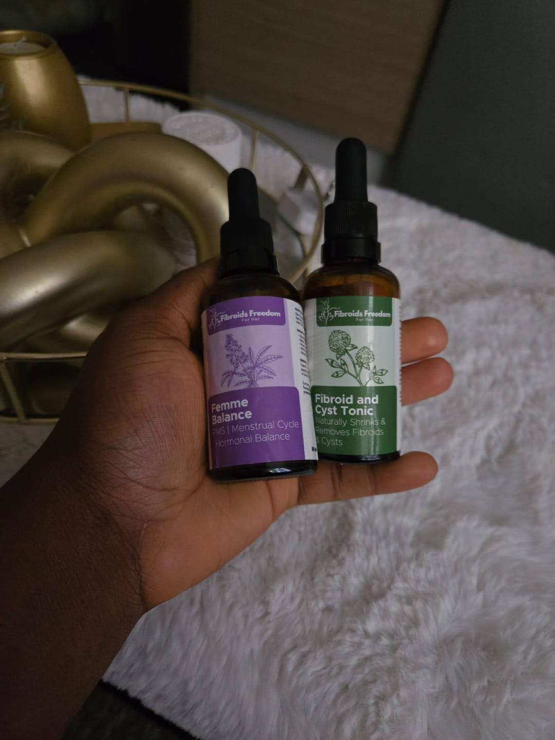 Customer photo review of Fibroids Freedom For Her