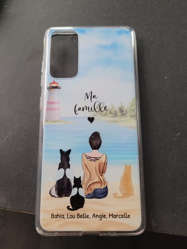 Customer photo review of Meilleurs amis - Coque de téléphone personnalisée
