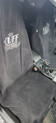 Customer photo review of Waterproof Car Towel Seat Cover