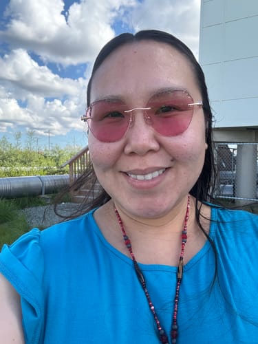 Customer photo review of Aria Eyeglasses