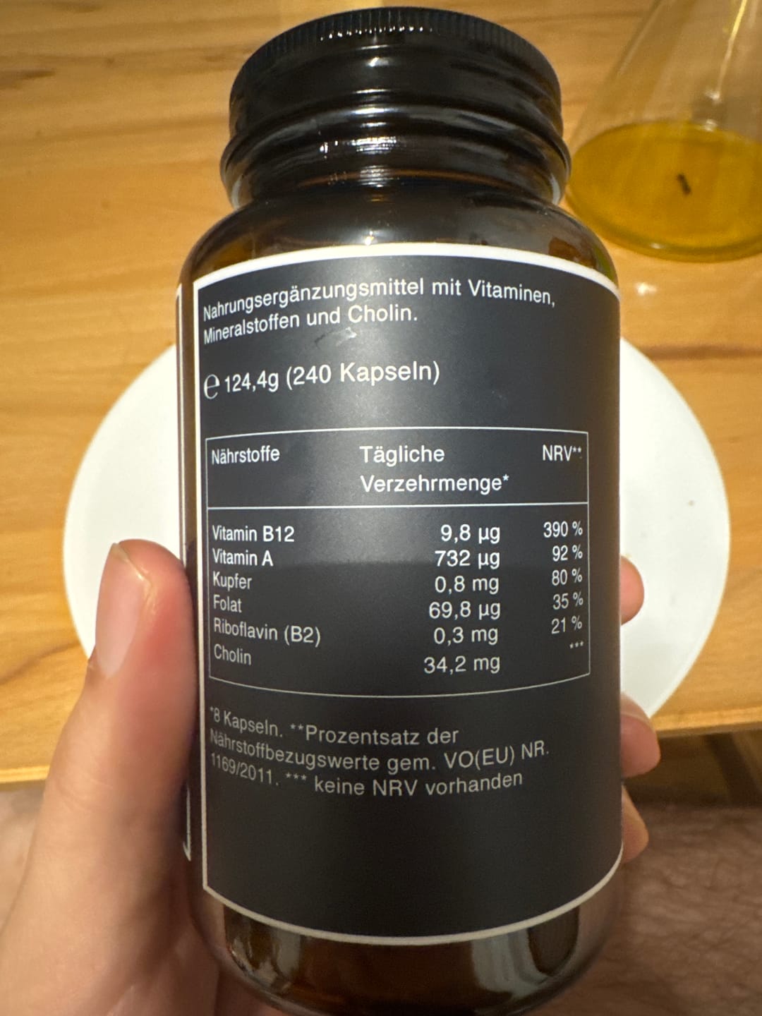Customer photo review of Rinderleber Kapseln