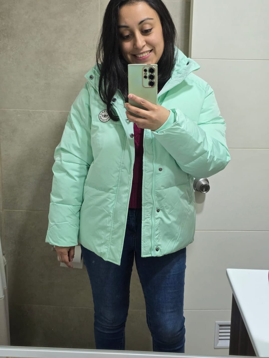 Customer photo review of Parka Puffa Térmica Nativa