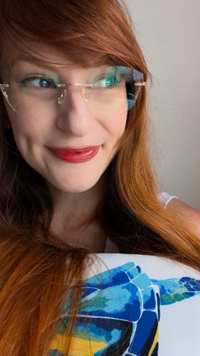 Customer photo review of Kira Eyeglasses