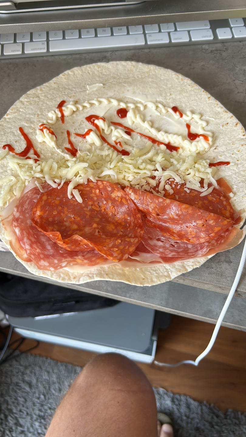 Customer photo review of Sourdough Pizza Dough Balls (Frozen)