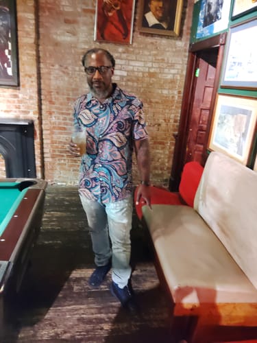 Customer photo review of Christian Louboutin Lou Spikes Orlat High Sneakers 'Zaffiro' SIZE 13M/14.5W