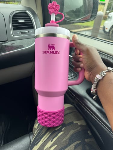 Customer photo review of DEEP CAMELIA WAFFLE Tumbler Boot -fits 20-40oz