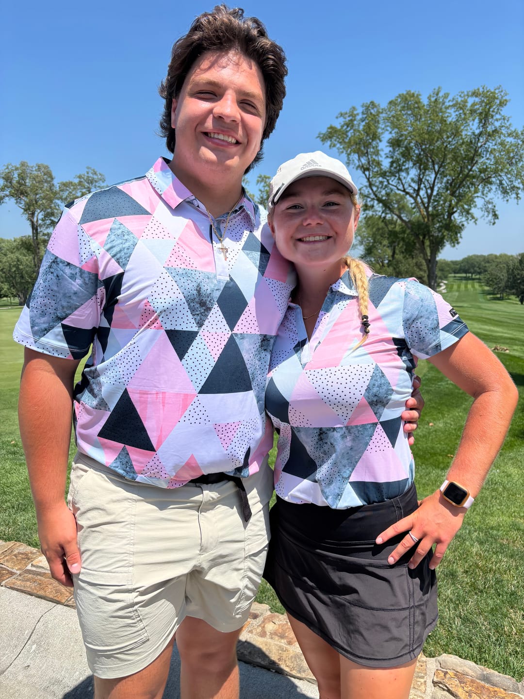 Customer photo review of Birdie Dropper Women's Golf Polo